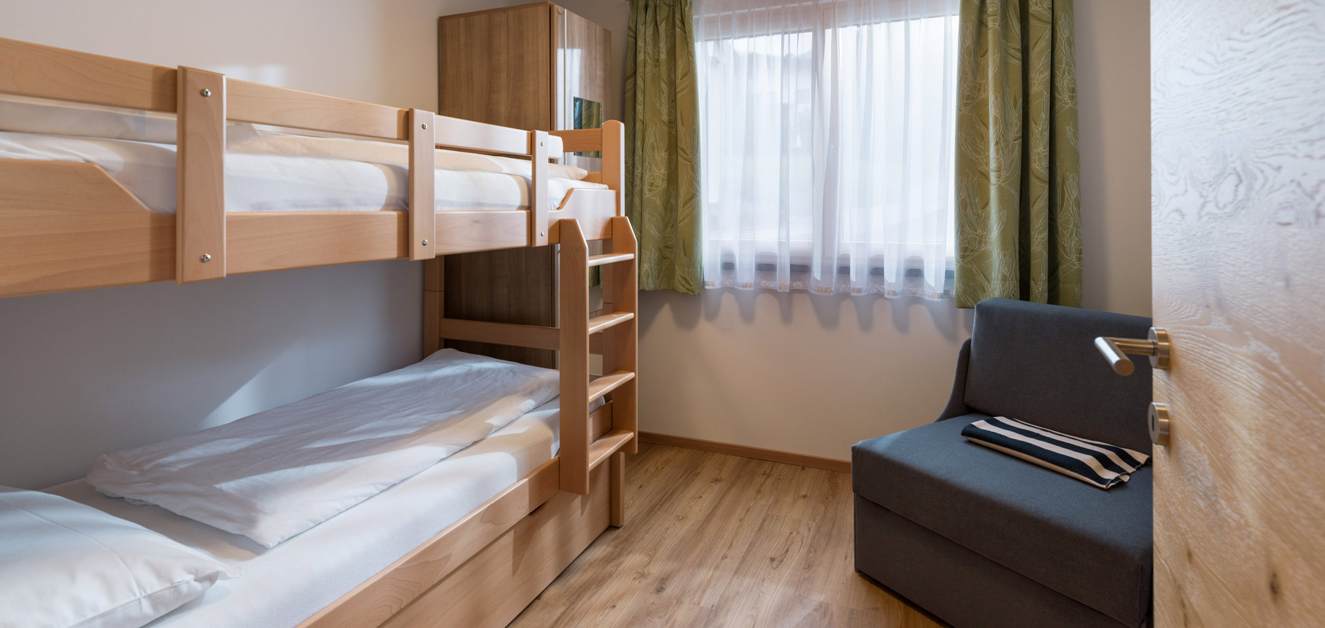 Chalet Baumgarten Stockbettzimmer