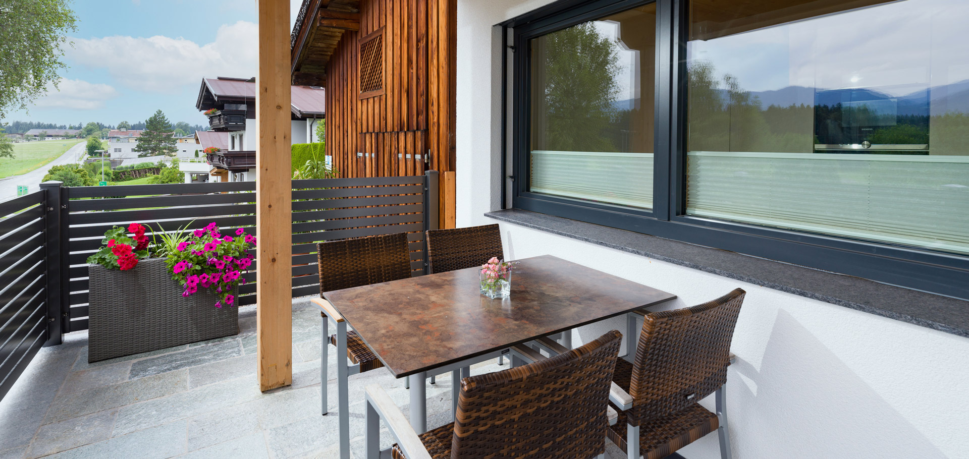 Chalet Baumgarten Terrasse