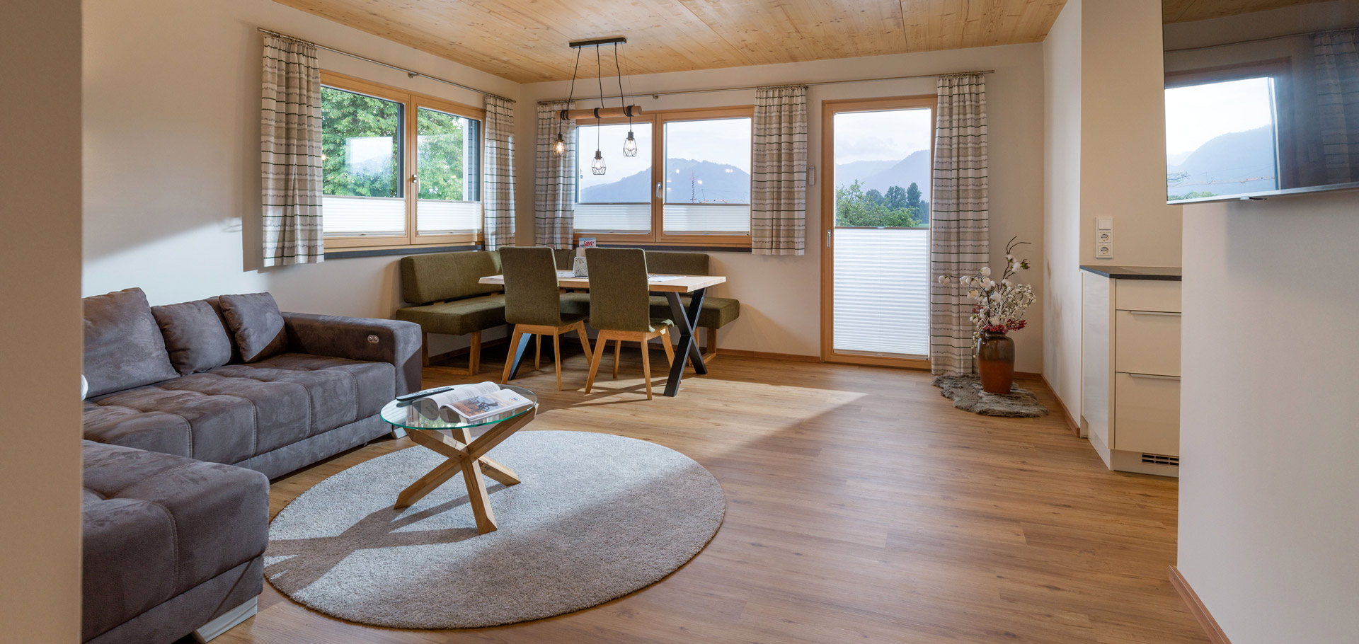 Chalet Baumgarten Wohnzimmer